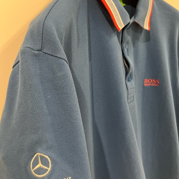 Hugo Boss polo with Mercedes logo - Picture 3 of 3